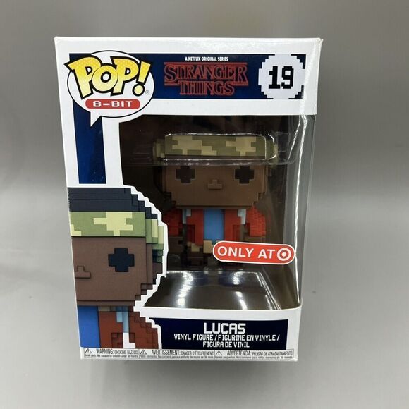 Funko Pop! 8-Bit: Stranger Things - Lucas #19 Only @ Target With Protection Case - Picture 1 of 7